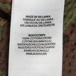 Pre Owned Ralph Lauren Multicolour Camouflage Print Cotton Seersucker Shirt L