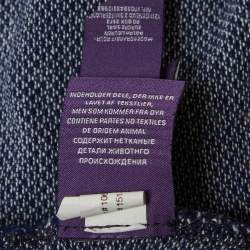 Pre Owned Ralph Lauren Navy Blue Jersey Polo T-Shirt XL