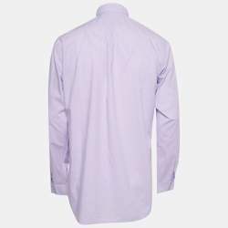 مملوكة مسبقًا Ralph Lauren Purple Check Print Long Sleeve Shirt XL