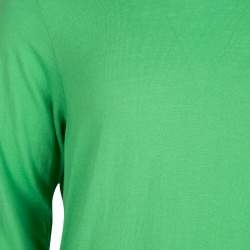 Pre Owned Ralph Lauren Parrot Green Long Sleeve Sweater XL