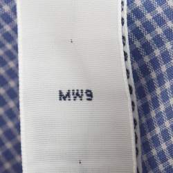 مملوكة مسبقًا Ralph Lauren Blue Check Cotton Button Down Shirt S