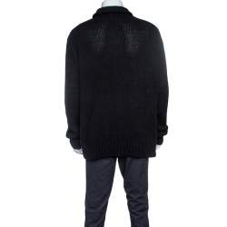 Pre Owned Ralph Lauren Black Cashmere Turtle Neck Long Sleeve Sweater XL