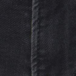 Pre Owned Ralph Lauren Charcoal Grey Denim Slim Fit Piston Moto Jeans M