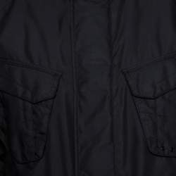 مملوكة مسبقًا جاكت رالف لورين اسكيب أزرار أمامية أسود  L 