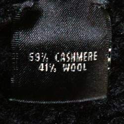 مملوكة مسبقًا Ralph Lauren Black Cashmere & Wool Knit Shawl Collar Cardigan XL