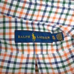 Pre Owned Ralph Lauren Multicolor Plaided Cotton Button Front Shirt XL