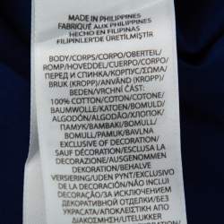 مملوكة مسبقًا Ralph Lauren Navy Blue Cotton Button Front Shirt L