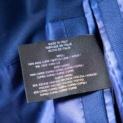 Pre Owned Ralph Lauren Blue Wool Suit XL