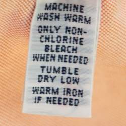 Pre Owned Ralph Lauren Pink Cotton Button Front Custom Fit Shirt S
