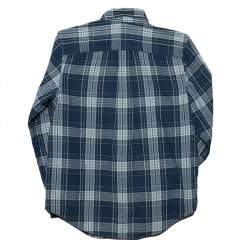 Pre Owned Ralph Lauren Blue Checkered Cotton Button Front Shirt L