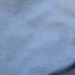 Pre Owned Ralph Lauren Blue Cotton Knit Oxford Shirt XL