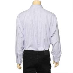 Pre Owned Ralph Lauren Purple Checkered Cotton Button Front Shirt 3XB
