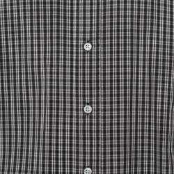 Pre Owned Ralph Lauren Brown Checkered Cotton Button Down Blake Shirt M