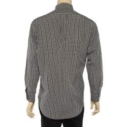 Pre Owned Ralph Lauren Brown Checkered Cotton Button Down Blake Shirt M