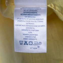 Pre Owned Ralph Lauren Yellow Ocean Wash Linen Slim Fit Button Down Shirt S
