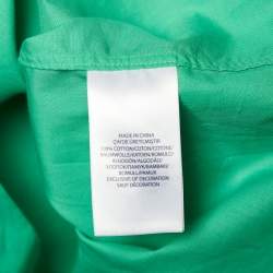 Ralph Lauren Green Cotton Button Front Shirt L