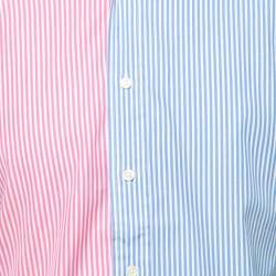 Pre Owned Ralph Lauren  Multicolor Striped Cotton Full Sleeve Shirt M