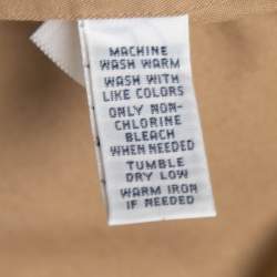 Pre Owned Ralph Lauren Beige Cotton Full Sleeve Classic Fit Shirt M