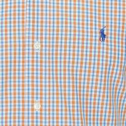Pre Owned Polo by Ralph Lauren Multicolor Checkered Cotton Half Sleeve Shirt S
