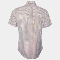 Pre Owned Polo by Ralph Lauren Multicolor Checkered Cotton Half Sleeve Shirt S