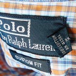 Pre Owned Polo by Ralph Lauren Multicolor Checkered Cotton Half Sleeve Shirt S