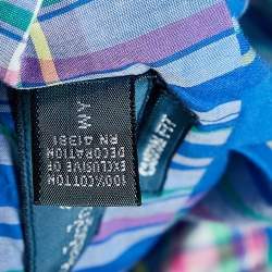 Pre Owned Ralph Lauren Multicolor Checkered Cotton Custom Fit Shirt XL