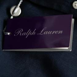 Pre Owned Ralph Lauren Navy Blue Linen Full Sleeve Shirt L
