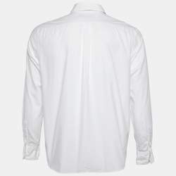 Pre Owned Ralph Lauren White Cotton Button Front Shirt L