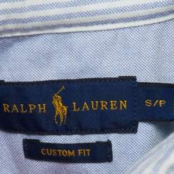 Pre Owned Ralph Lauren Multicolor Cotton Button Down Custom Fit Full Sleeve Shirt S