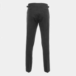 Pre Owned Ralph Lauren Grey Wool Trousers XL