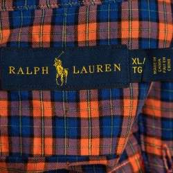 Ralph Lauren Multicolor Cotton Tartan Shirt XL