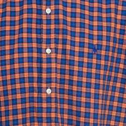 Ralph Lauren Multicolor Cotton Tartan Shirt XL