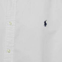 Pre Owned Ralph Lauren White Cotton Custom Fit Shirt XXL