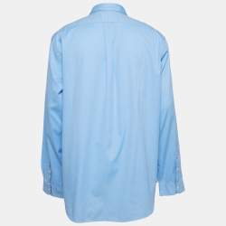 Pre Owned Polo Ralph Lauren Blue Cotton Beach Shirt XXL