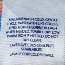 Pre Owned Ralph Lauren Multicolor Madras Check Linen Button Down Shirt M