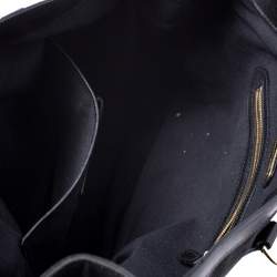 مملوكة مسبقًا Ralph Lauren Black Canvas and Leather Shopper Tote