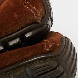 Pre Owned Ralph Lauren Brown Suede Penny Loafers Size 44