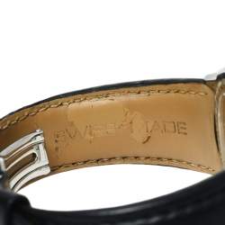 مملوكة مسبقًا ساعة يد رجالية ريموند ويل أوتوماتيك فريلانسر 2740-أس تي سي-20021 جلد ستانلس ستيل أسود 42.50 مم