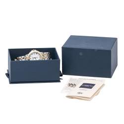 مملوكة مسبقًا Raymond Weil White Two Tone Stainless Steel Tango 5560 Men's Wristwatch 36 mm