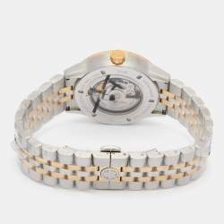 Raymond Weil Black Two-Tone Stainless Steel Freelancer 2738-STP-20001 Men's Wristwatch 42 mm