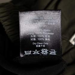Rhude Dark Green Synthetic Logo Printed Shorts M