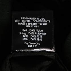 Rhude Black Synthetic Logo Printed Shorts M