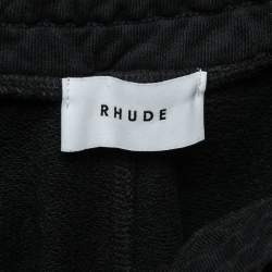 Rhude Black Cotton Shorts M