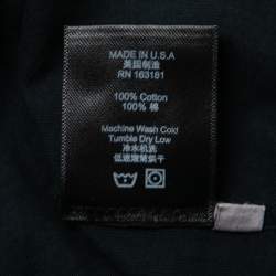 Rhude Grey Cotton Logo Printed Short Sleeve T-Shirt M