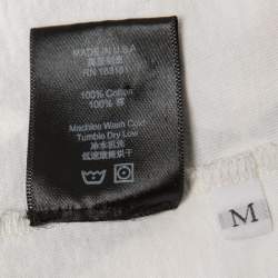 Rhude X McClaren Orange Rcing Team Print Cotton Crew Neck T-Shirt M