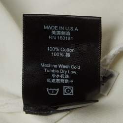 مملوكة مسبقًا Rhude Off-White Racing Print Cotton Half Sleeve T-Shirt M