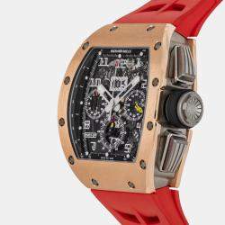 مملوكة مسبقًا Pre-Owned Richard Mille RM 011 Chronograph "Felipe Massa" RM011 AJ RG Automatic 50 mm x40 mm