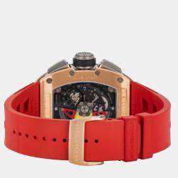 مملوكة مسبقًا Pre-Owned Richard Mille RM 011 Chronograph "Felipe Massa" RM011 AJ RG Automatic 50 mm x40 mm