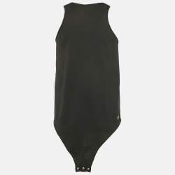 مملوكة مسبقًا تي شيرت ريك اوينز و تشامبيون بشعار مطرز أسود حجم متوسط