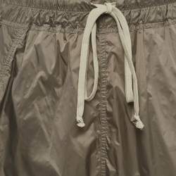 Pre Owned Rick Owens x Champion Grey Embroidered Nylon Shorts L